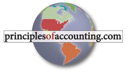 Principles of Accounting globe logo